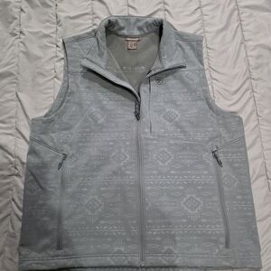Gray Patterned Ariat Vest